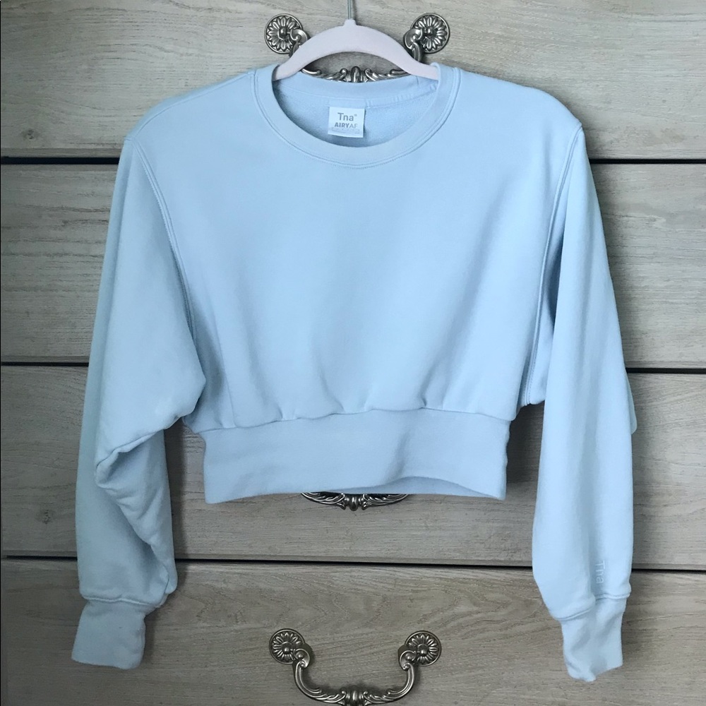 Aritzia Airy Fleece Perfect Shrunken Sweatshirt
